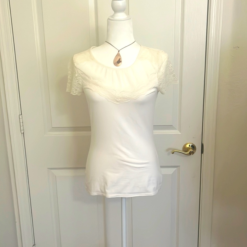 Cream colored blouse from Express.